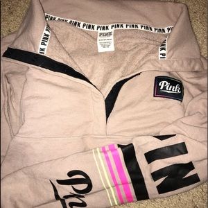 pink snap sweatshirt